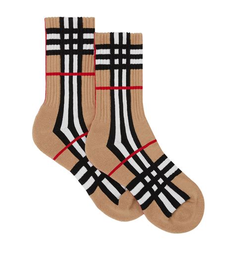 men burberry socks|Burberry check socks.